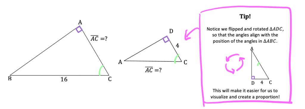 Legs of a Right Triangle