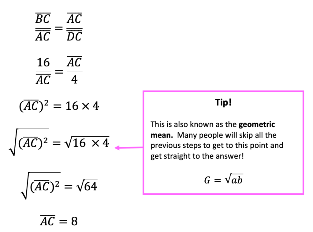 Legs of a Right Triangle