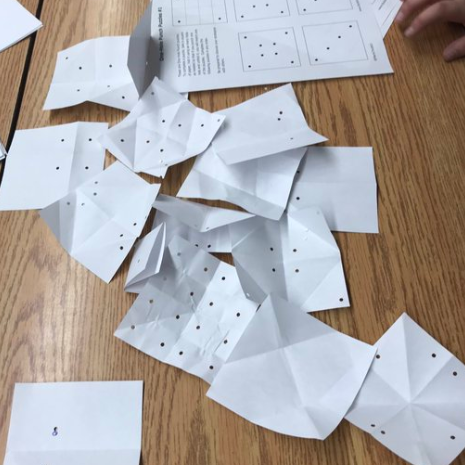 One Hole Punch Puzzle Templates Thinking Mathematically AZMATH